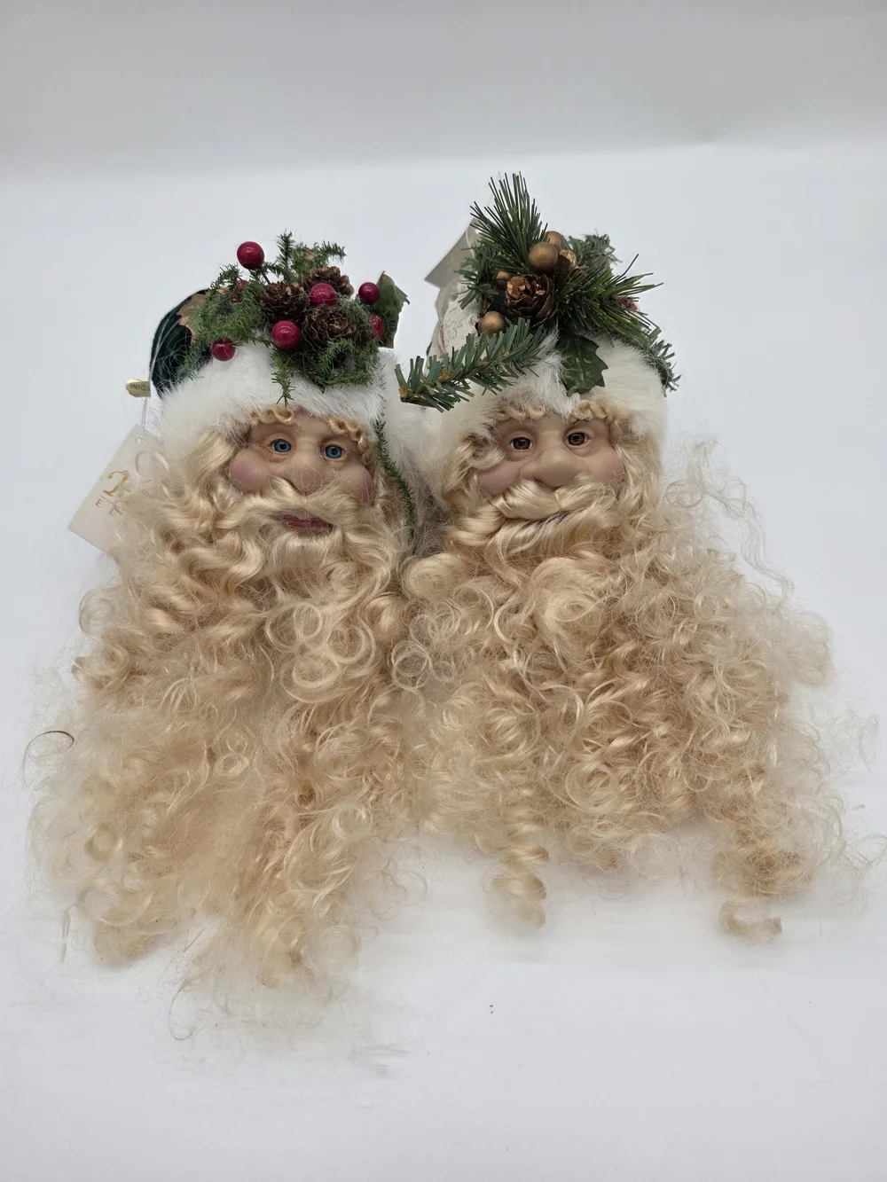 Saint Nick, Santa Ornaments - Set of 2